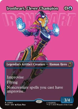 Ironheart, Clever Champion (Borderless) - 360: Marvel Super Heroes