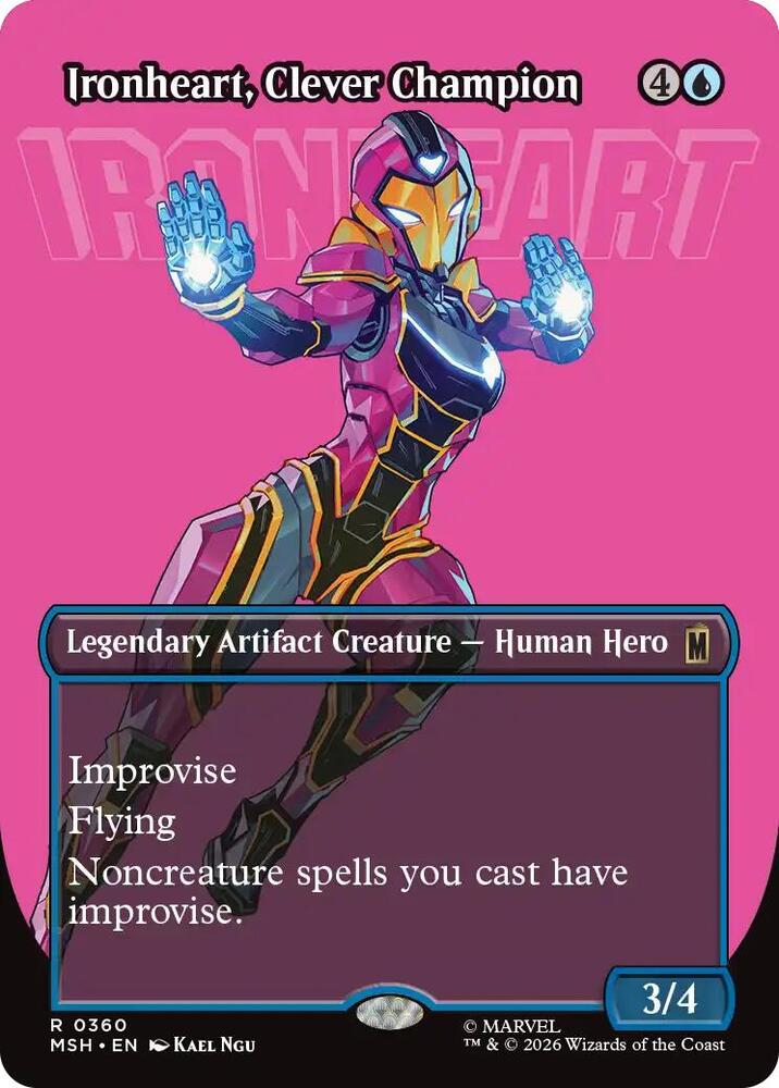Ironheart, Clever Champion (Borderless) - 360: Marvel Super Heroes