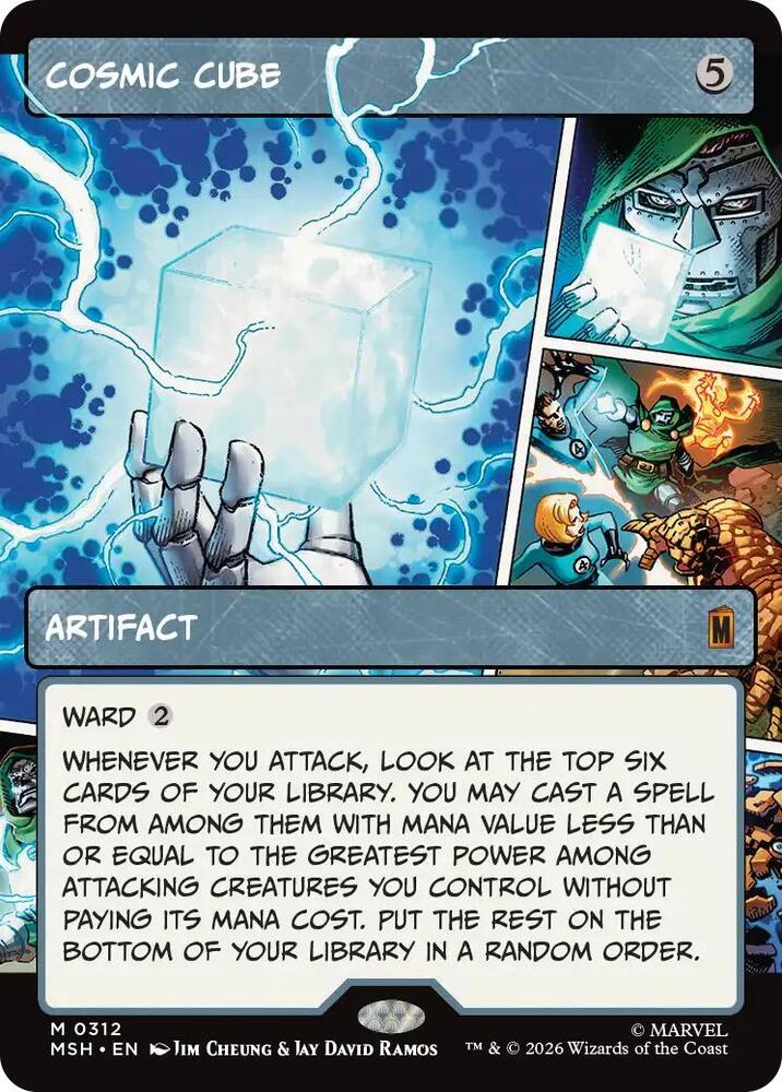 Cosmic Cube (Borderless) (0312) - 312: Marvel Super Heroes