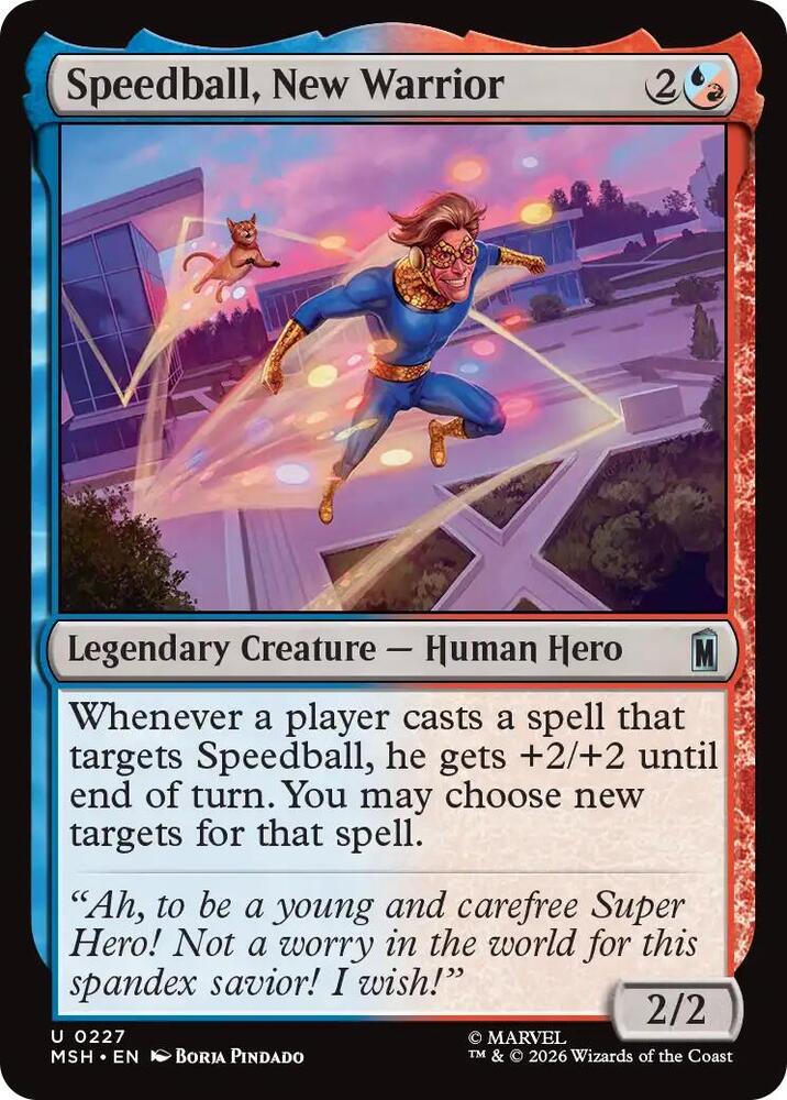 Speedball, New Warrior - 227: Marvel Super Heroes
