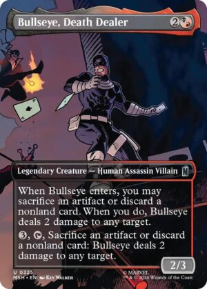 Bullseye, Death Dealer (Borderless) - 325: Marvel Super Heroes
