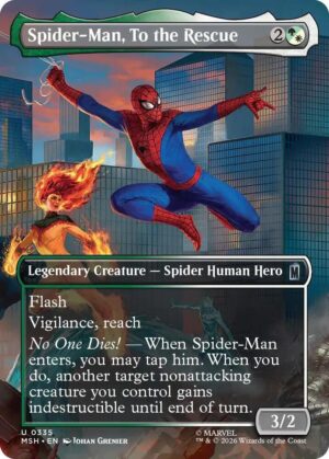 Spider-Man, To the Rescue (Borderless) - 335: Marvel Super Heroes
