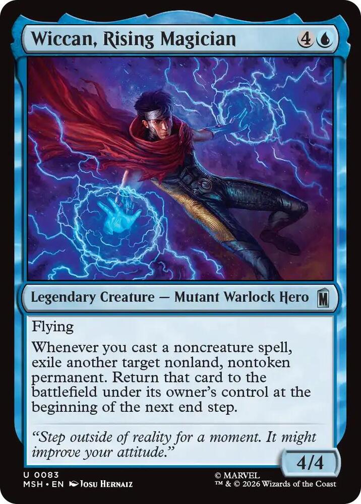 Wiccan, Rising Magician - 83: Marvel Super Heroes