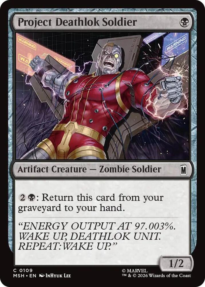 Project Deathlok Soldier - 109: Marvel Super Heroes