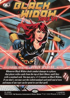 Black Widow, Super Spy (Borderless) (0393) - 393: Marvel Super Heroes