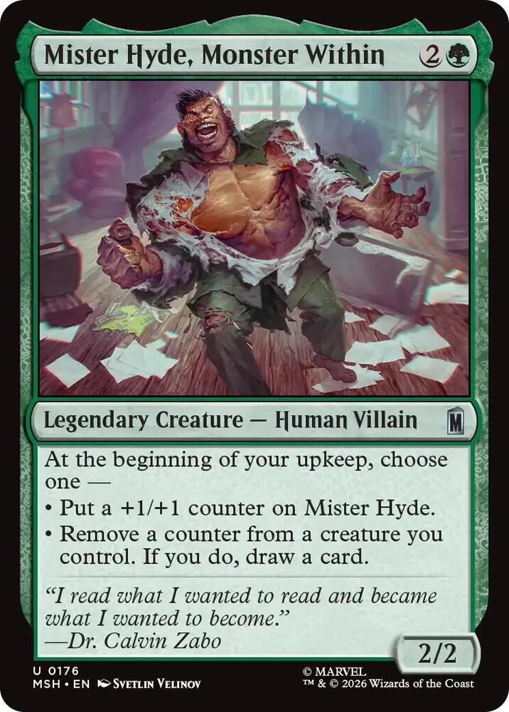 Mister Hyde, Monster Within - 176: Marvel Super Heroes