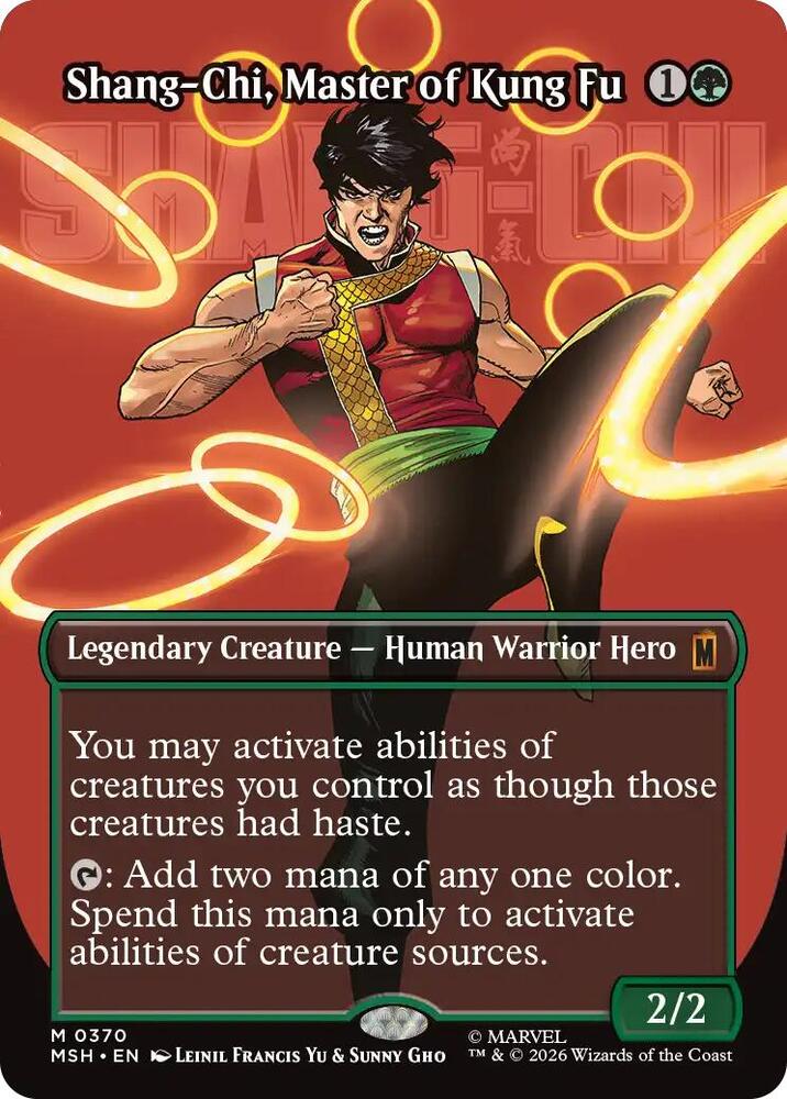 Shang-Chi, Master of Kung Fu (Borderless) (0370) - 370: Marvel Super Heroes