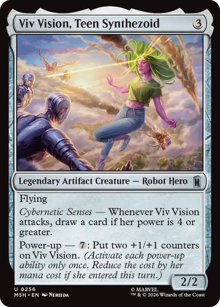 Viv Vision, Teen Synthezoid - 256: Marvel Super Heroes