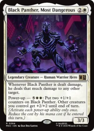 Black Panther, Most Dangerous - 584: Commander: Marvel Super Heroes