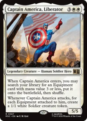 Captain America, Liberator - 587: Commander: Marvel Super Heroes