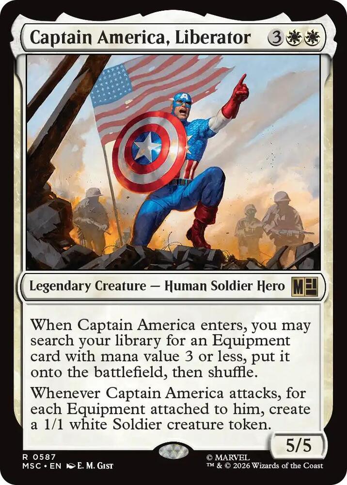 Captain America, Liberator - 587: Commander: Marvel Super Heroes
