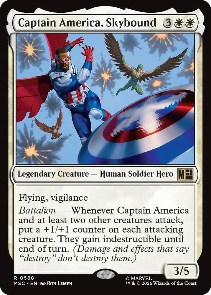 Captain America, Skybound - 588: Commander: Marvel Super Heroes