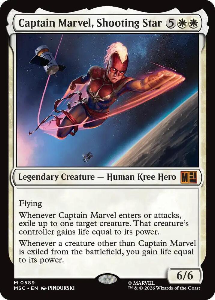 Captain Marvel, Shooting Star - 589: Commander: Marvel Super Heroes