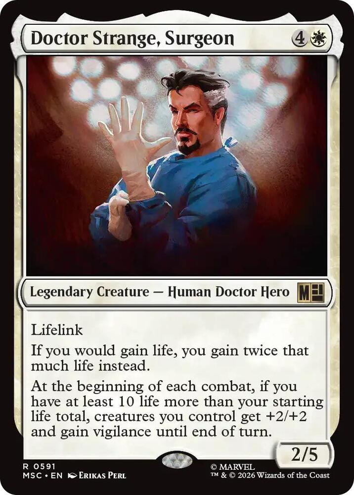 Doctor Strange, Surgeon - 591: Commander: Marvel Super Heroes