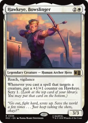 Hawkeye, Bowslinger - 596: Commander: Marvel Super Heroes