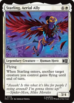 Starling, Aerial Ally - 778: Commander: Marvel Super Heroes
