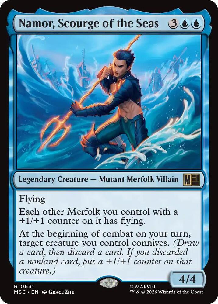 Namor, Scourge of the Seas - 631: Commander: Marvel Super Heroes