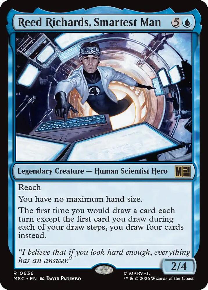 Reed Richards, Smartest Man - 636: Commander: Marvel Super Heroes