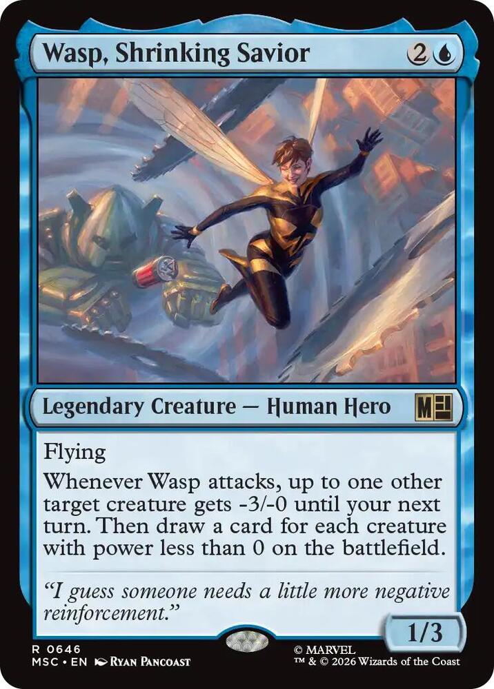 Wasp, Shrinking Savior - 646: Commander: Marvel Super Heroes