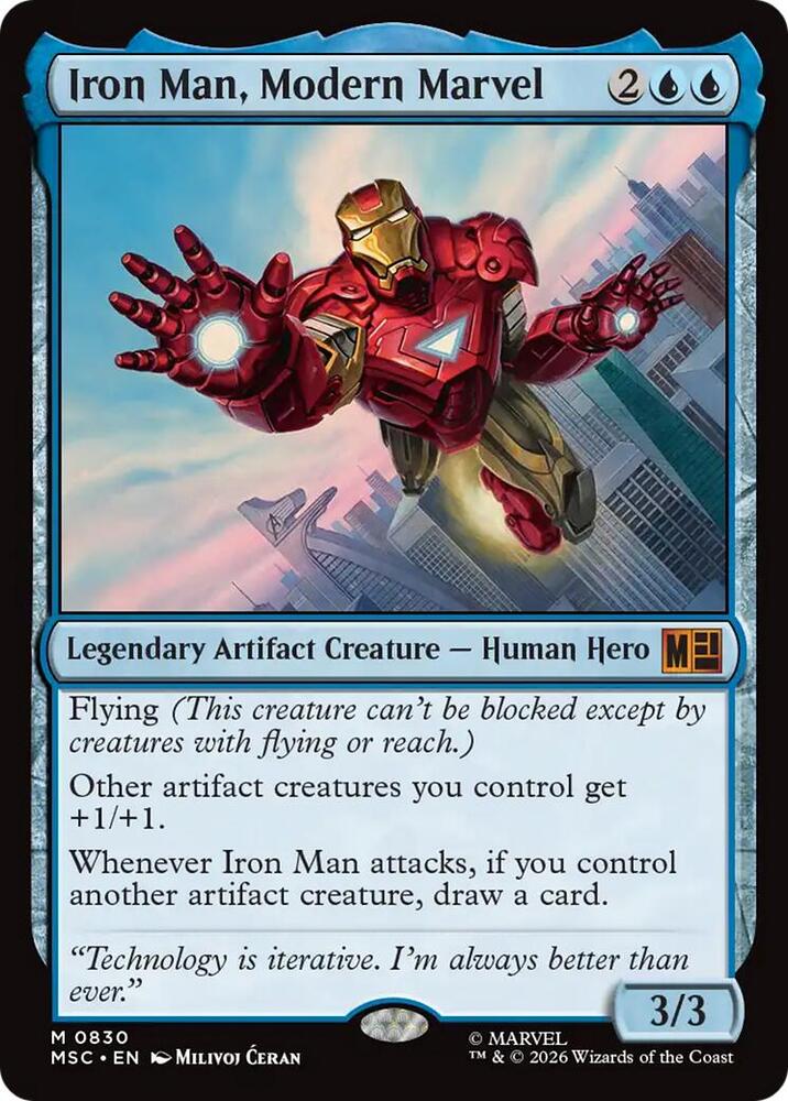Iron Man, Modern Marvel - 830: Commander: Marvel Super Heroes
