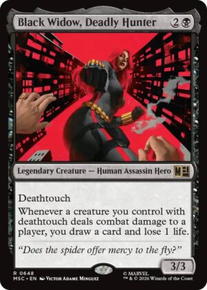 Black Widow, Deadly Hunter - 648: Commander: Marvel Super Heroes