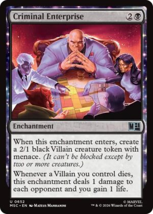 Criminal Enterprise - 652: Commander: Marvel Super Heroes
