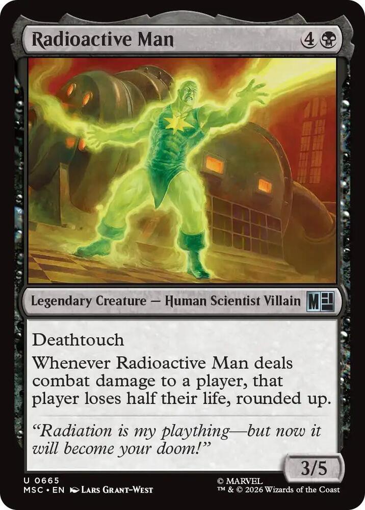 Radioactive Man - 665: Commander: Marvel Super Heroes