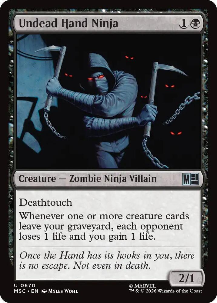 Undead Hand Ninja - 670: Commander: Marvel Super Heroes