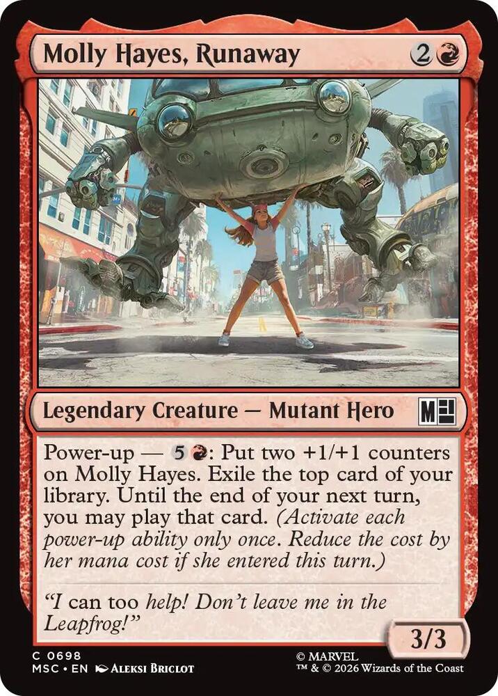 Molly Hayes, Runaway - 698: Commander: Marvel Super Heroes