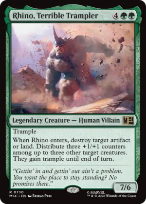 Rhino, Terrible Trampler - 730: Commander: Marvel Super Heroes
