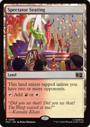Spectator Seating - 268: Commander: Marvel Super Heroes