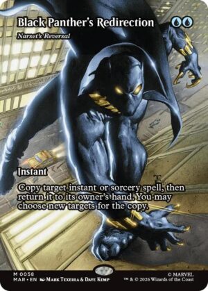 Black Panther's Redirection - Narset's Reversal (Borderless) - 58: Marvel Universe Eternal-Legal