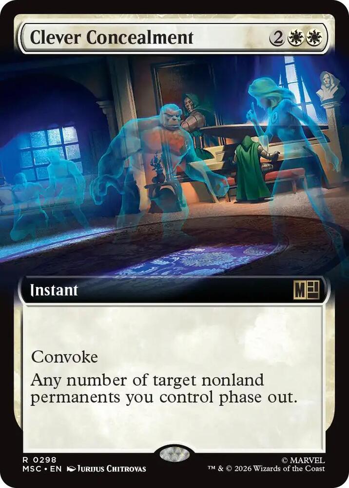 Clever Concealment (Extended Art) - 298: Commander: Marvel Super Heroes