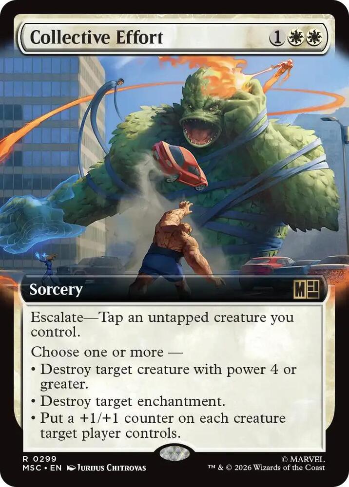 Collective Effort (Extended Art) - 299: Commander: Marvel Super Heroes