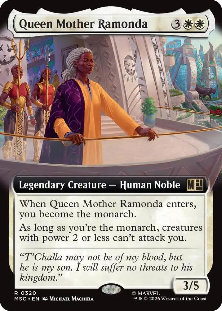 Queen Mother Ramonda (Extended Art) - 320: Commander: Marvel Super Heroes