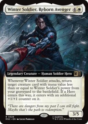 Winter Soldier, Reborn Avenger (Extended Art) - 326: Commander: Marvel Super Heroes