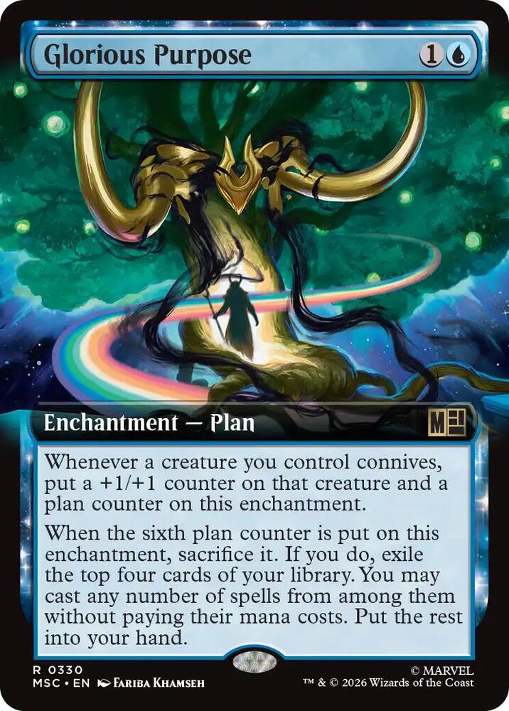 Glorious Purpose (Extended Art) - 330: Commander: Marvel Super Heroes