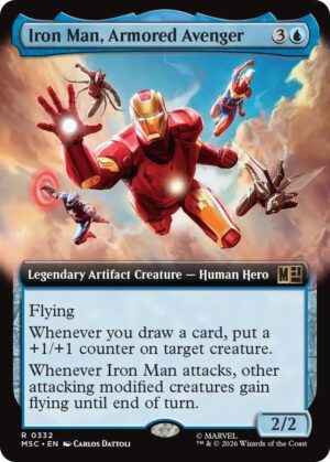 Iron Man, Armored Avenger (Extended Art) - 332: Commander: Marvel Super Heroes