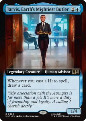 Jarvis, Earth's Mightiest Butler (Extended Art) - 333: Commander: Marvel Super Heroes