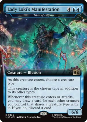 Lady Loki's Manifestation - Titan of Littjara (Extended Art) - 335: Commander: Marvel Super Heroes
