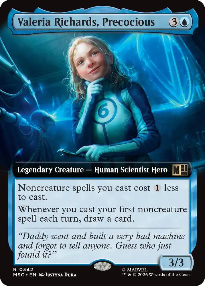Valeria Richards, Precocious (Extended Art) - 342: Commander: Marvel Super Heroes