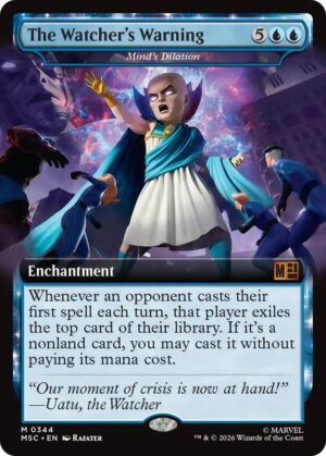 The Watcher's Warning - Mind's Dilation (Extended Art) - 344: Commander: Marvel Super Heroes