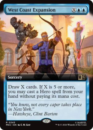 West Coast Expansion (Extended Art) - 345: Commander: Marvel Super Heroes