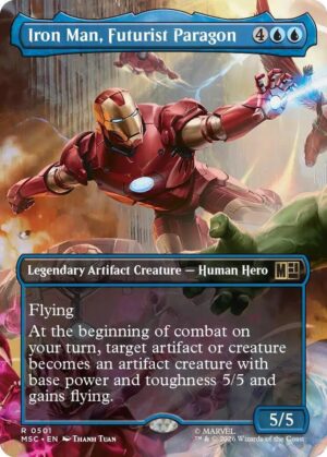 Iron Man, Futurist Paragon (Borderless) - 501: Commander: Marvel Super Heroes