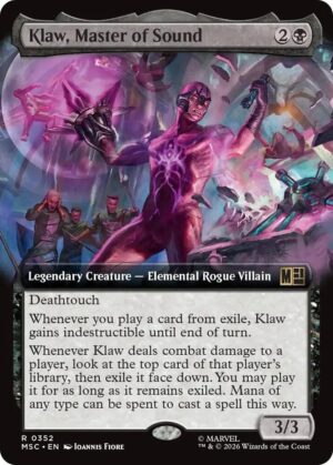 Klaw, Master of Sound (Extended Art) - 352: Commander: Marvel Super Heroes
