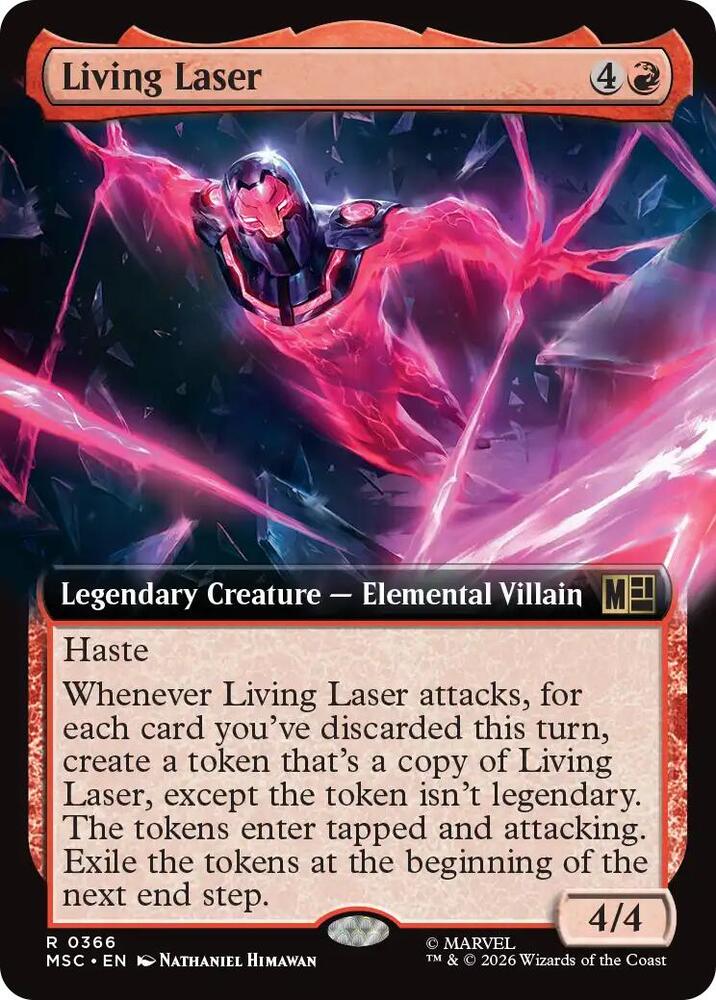 Living Laser (Extended Art) - 366: Commander: Marvel Super Heroes