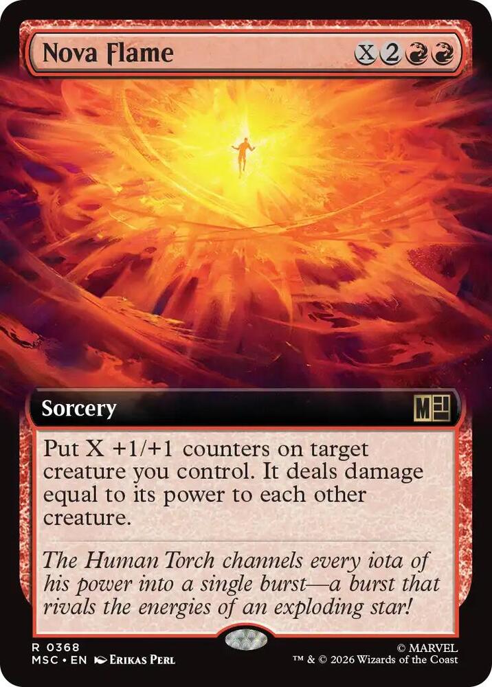 Nova Flame (Extended Art) - 368: Commander: Marvel Super Heroes