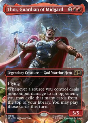 Thor, Guardian of Midgard (Borderless) - 503: Commander: Marvel Super Heroes