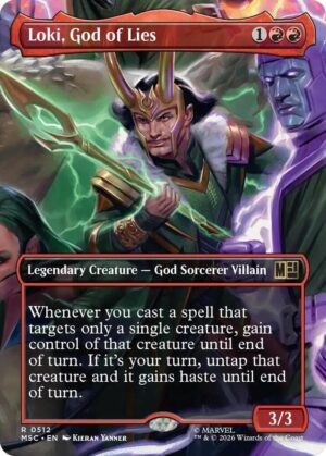 Loki, God of Lies (Borderless) - 512: Commander: Marvel Super Heroes