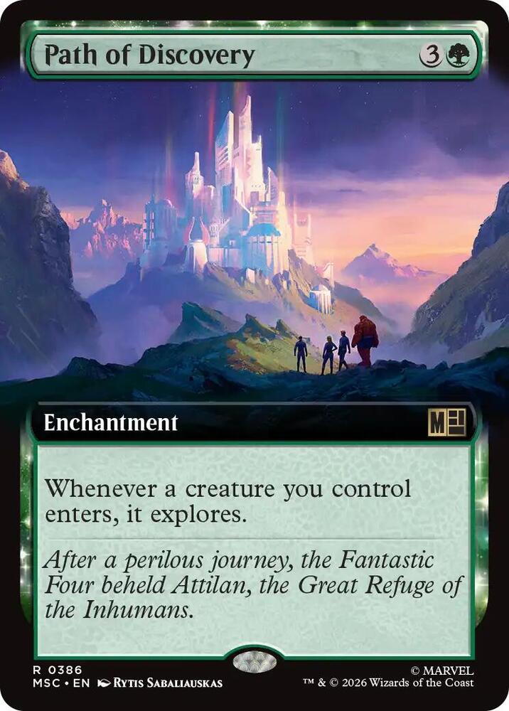 Path of Discovery (Extended Art) - 386: Commander: Marvel Super Heroes